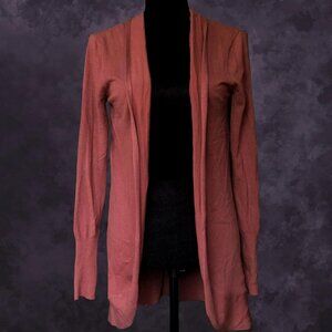 F21 Rust Cocoon Cardigan